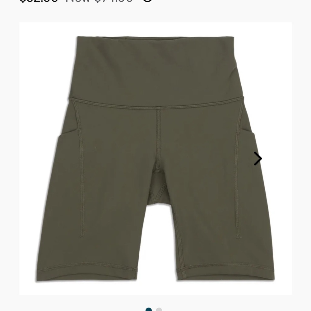 Lululemon Wunder Train High-Rise Short With Pockets (6 inch)